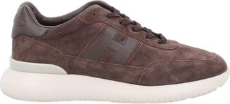 Hogan Interactive&sup3; Sleek Suede Leather Sneakers