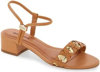 Bottero Elsa Ankle Strap Sandal in Natural 25 at Nordstrom, Size 10
