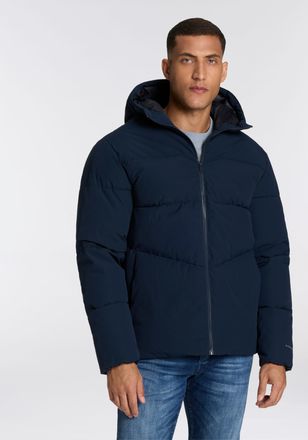 Jack & Jones Steppjacke JACK & JONES JJGUARD - Steppjacke mit Wattierung und Reissverschluss, Herren, Gr. L, blau (sky captain), Web, Obermaterial: 100% Polyester,