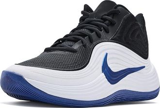 Nike Precision 8 Mid Mens Basketball Shoes Black/Game Blue/White/Game Blue : 10.5 D - Medium, Textile