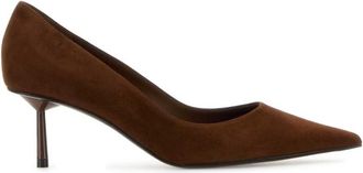 Le Silla Brown Suede Pumps