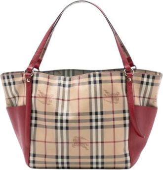 Burberry Pre-owned Tote Bags, female, Multicolor, Size: ONE SIZE Pre-owned Canterbury Tote Bag