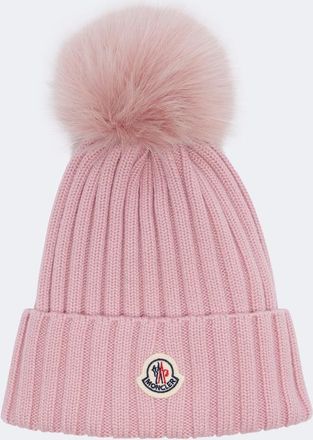 Moncler Gorro acanalado de lana virgen