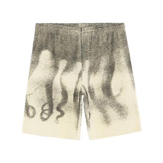 Octopus Casual Shorts, male, Beige, Size: XL Faded Waffle Pantaloncini
