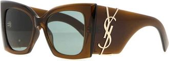 Saint Laurent SL M119 Blaze Crystal - Accessories - unisex - Marr&oacute;n - ONE SIZE