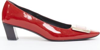 Roger Vivier Belle Vivier patent leather pumps