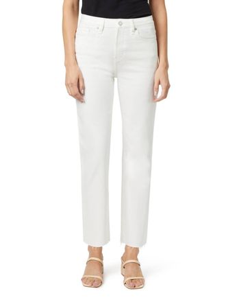 Habitual Womens High Rise Straight Jeans In White