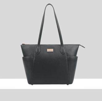 Paul Costelloe Womens Morava Leather Tote/Shoulder Bag - Grey - One Size