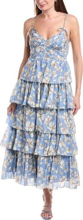En Saison En Saison Maryam Pleated Maxi Dress