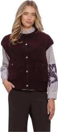 Arma Jassen, Dames, Rood, L, Wol, Idony Boucle Vest