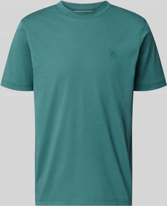 Lerros T-Shirt mit Rundhalsausschnitt und Logo-Print in Gruen, Gr&ouml;&szlig;e XXXL