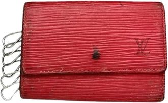 Louis Vuitton Pre-owned Leren Sleutelhouder - unisex - Vintage Accessoires - Rood - ONE Size - Leer - Vintage
