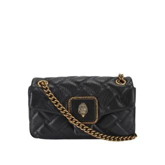 Kurt Geiger Tassen, Dames, Zwart, ONE Size, Leer, Mini Pimlico Bag