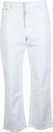 Fabiana Filippi Dames, Jeans, Wit, Maat: XS Katoen