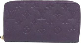 Louis Vuitton Pre-owned Wallets, male, Purple, Size: ONE SIZE Pre-owned Monogram Empreinte Long Wallet