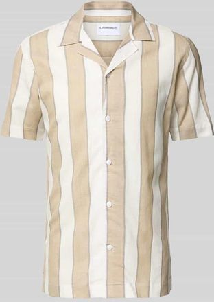 Lindbergh Lindbergh Relaxed Fit Freizeithemd aus Baumwoll-Leinen-Mix in Sand, Gr&ouml;&szlig;e XXL