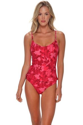 Sunsets Anya Tankini Swimsuit Top in Rambling Rose at Nordstrom, Size X-Small