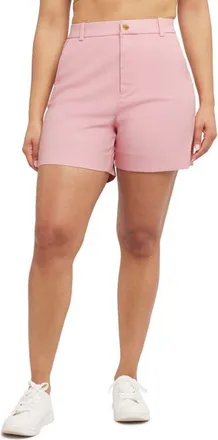 Spanx SPANXsupersmooth Stretch Twill Shorts in Fleur at Nordstrom, Size X-Large