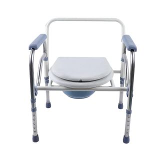 OEM Silla De Ba&ntilde;o, Altura Ajustable, Dise&ntilde;o Plegable, Blanca