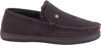 Warmbat Grizzly Su&egrave;de Choco Pantoffels - Heren - Loafers - Bruin - 44 EU - Su&egrave;de - Schoenen
