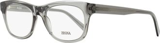 Ermenegildo Zegna Mens Thin Profile Eyeglasses EZ5283 020 Transparent Gray 53mm
