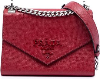Prada Pre-owned Prada Saffiano Cuir Monochrome Envelope Crossbody Ladies Q0O1EVWJBFCAV93M