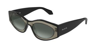 Alaia AA0093S 004 Womens Sunglasses Brown Size 55