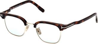 Tom Ford Mens 47 mm Dark Havana Sunglasses