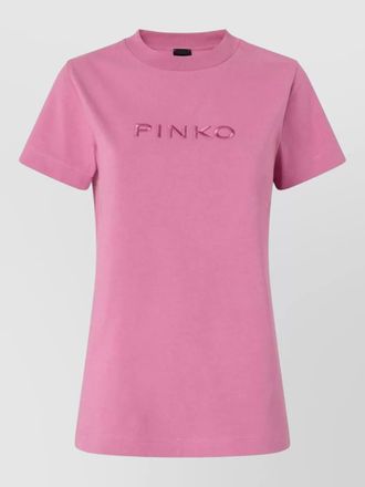 Pinko crew neck top nylon silk blend