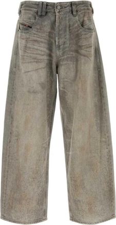 Diesel 1997 D-Enim Jeans - Heren - Loose Fit Jeans - Grijs - W29 - Katoen - Jeans