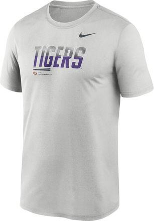 Nike LSU Sideline Legend Nike Mens Dri-FIT College T-Shirt in Grey | 02TI0BBLSN-7SB