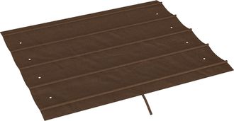 OUTSUNNY Cubierta Para P&eacute;rgola 3x2,5 M, Techo De Repuesto Retr&aacute;ctil Para Marco De P&eacute;rgola De 3x2 M, Toldo De Tela Solo Con 8 Orificios De Drenaje