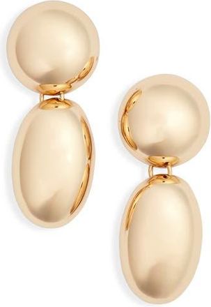 Open Edit Puffy Orb Drop Earrings in Gold at Nordstrom Rack