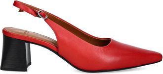 Vagabond 58 mm Altea slingback pumps met blokhak - Rood
