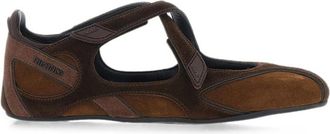 The Attico Floor 01 Suede Ballet Flats