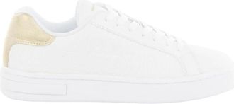 A|X Armani Exchange Witte Leren Mand Geo AX - Heren - Sneakers - Wit - 38 EU - Leer - Schoenen