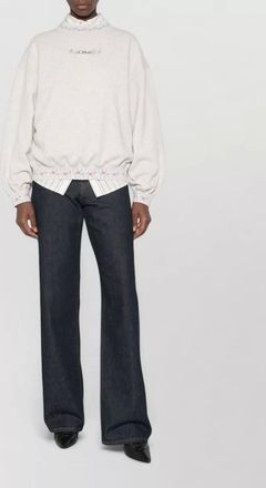 Chlo&eacute; cotton crewneck sweatshirt