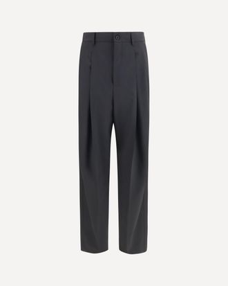 Dolce & Gabbana Wide-leg wool blend tailored Pants Male 46