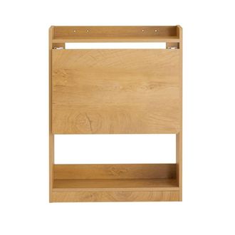 SoBuy Mesa escritorio plegable con 2 estantes de almacenamiento