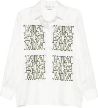 Max Mara Mxmfiltro Khaki Green Shirt