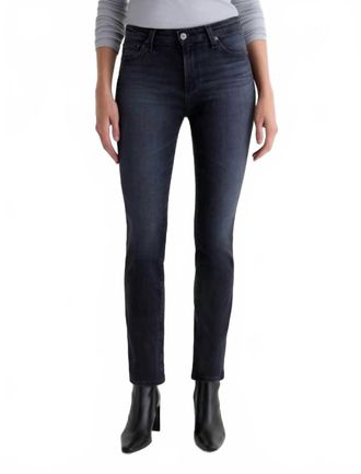AG - Adriano Goldschmied Mari Mid-Rise Slim Straight Jean In Glitch