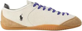 Polo Ralph Lauren Lw Prfl Drv Sneakers - Dames - Schoenen - Beige - Maat: 38 EU Leer