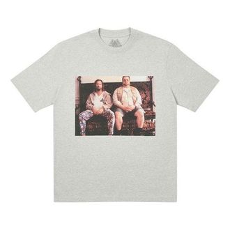 Palace Dude Round Neck Short Sleeve Unisex Gray P19TS015