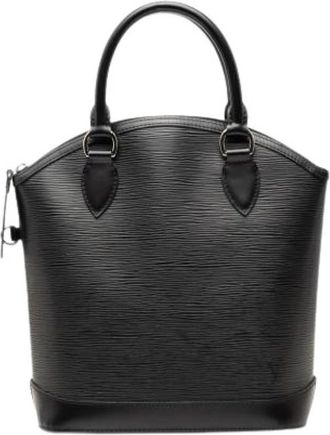 Louis Vuitton Pre-owned Lockit Handbag - Dames - Vintage Handtas - Zwart - ONE Size - Leer - Vintage