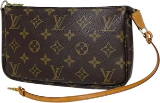Louis Vuitton Brown Monogram Pochette Pouch (Pre-Owned)