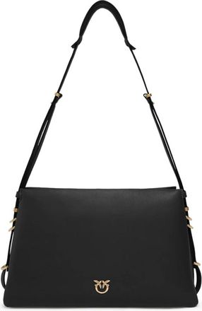 Pinko Shoulder Bags - Dames - Schoudertassen - Zwart - ONE Size - Katoen - Tassen