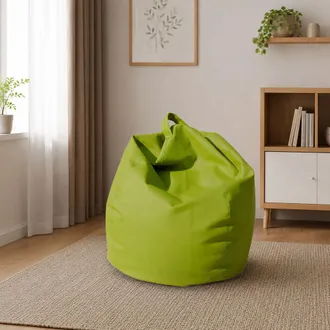 Talamo Italia Dmora Pouf &Eacute;l&eacute;gant, Couleur Verte, Dimensions 80 X 120 X 80 Cm