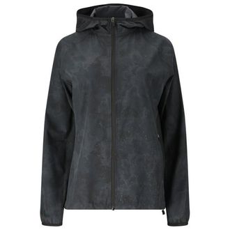 ENDURANCE Braylen AOP Jacket Laufjacke f&uuml;r Damen | grau/schwarz