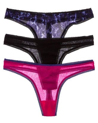 OnGossamer Ongossamer 3Pk Mesh Hip G Thong