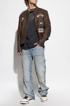 Amiri Jeans With A Distressed Effect, Mens, Blue